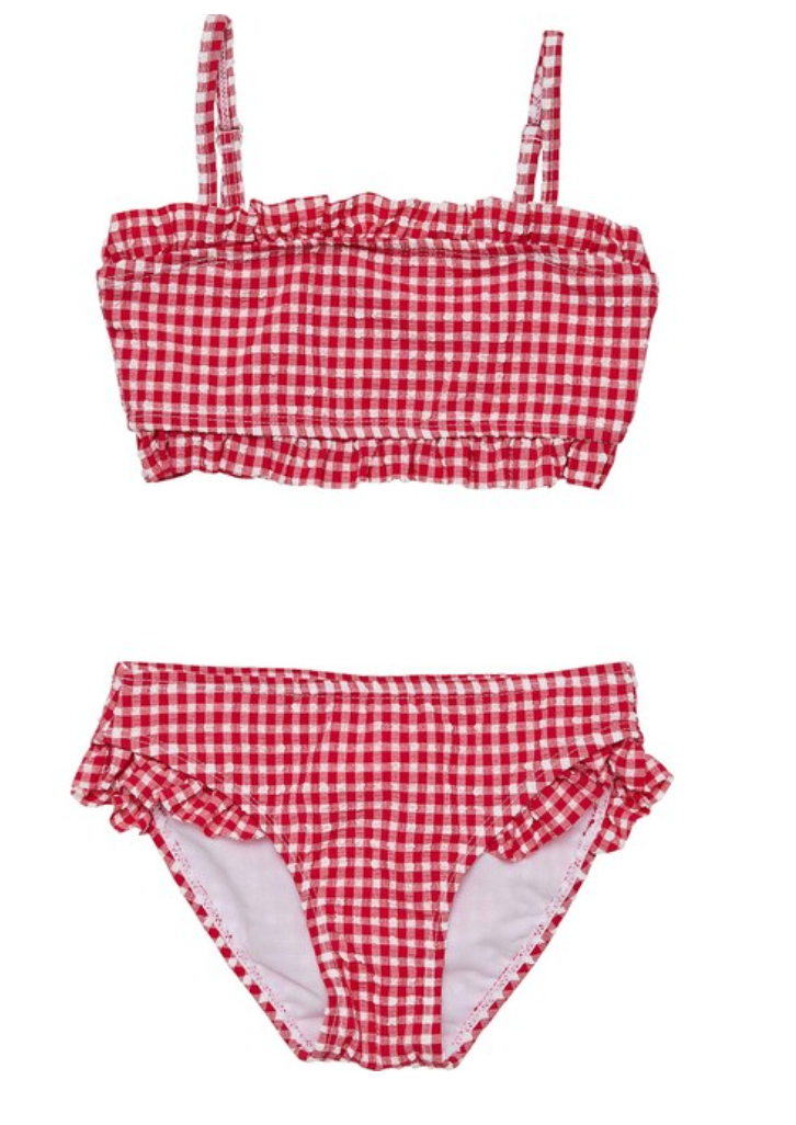 PICNIC PARTY FRILLED BANDEAU BIKINI