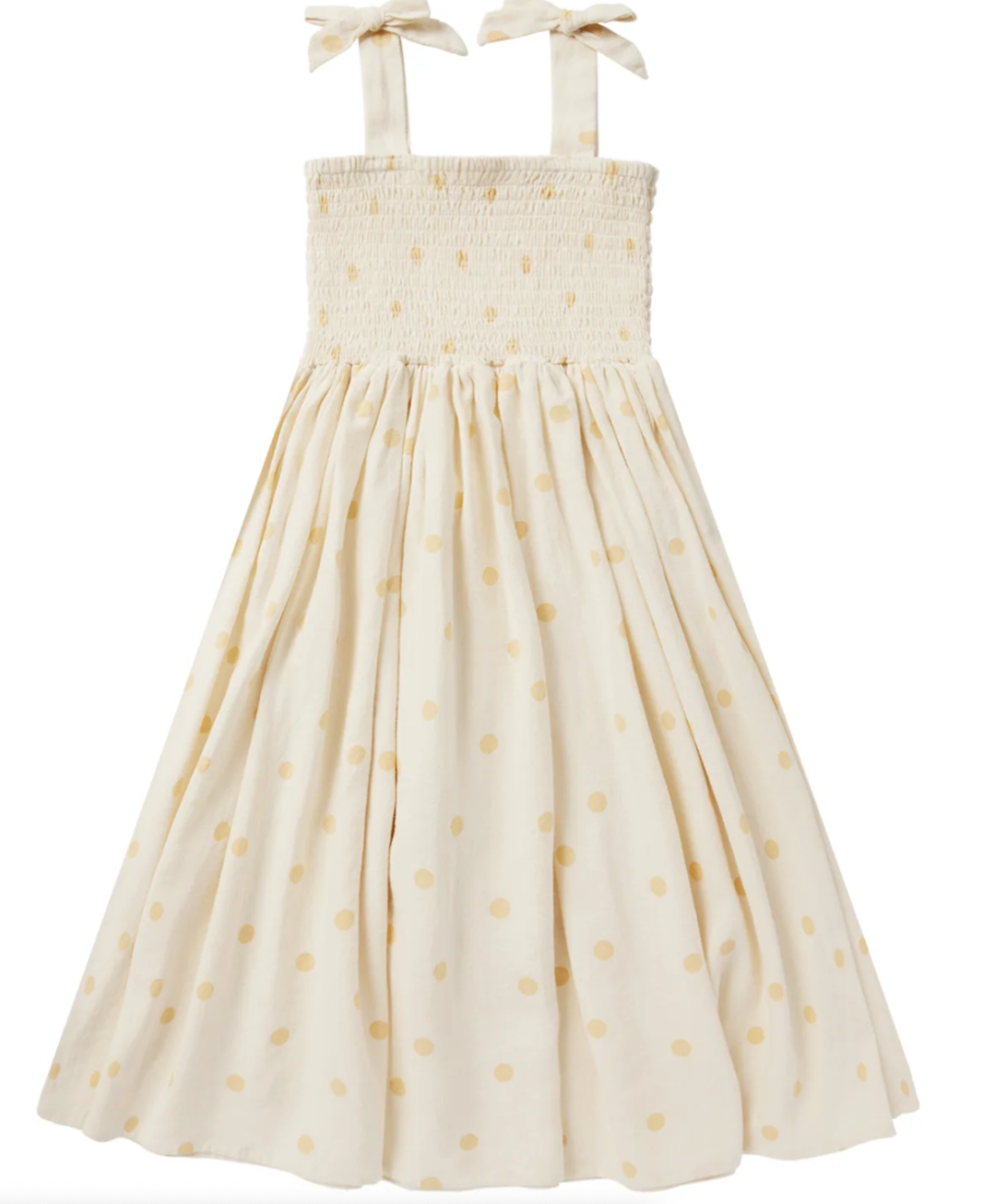 ivy dress || yellow polka dot