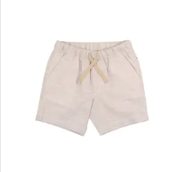 Boys Khaki Pull-on Shorts | Brown / 3T