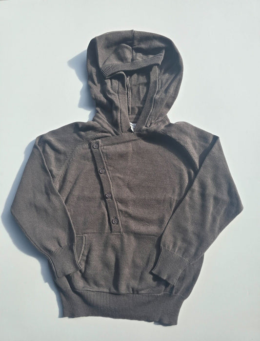 DARK GRAY ARNOLD HOODED SWEATER