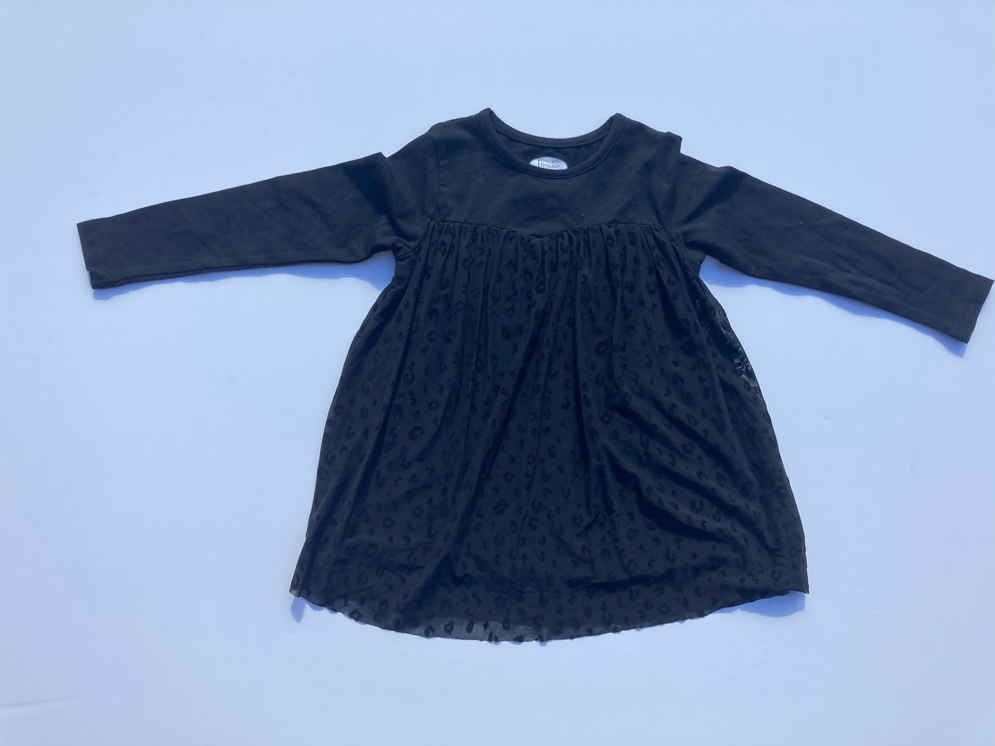 BLACK LACE W/ ANIMAL PRINT DRESS