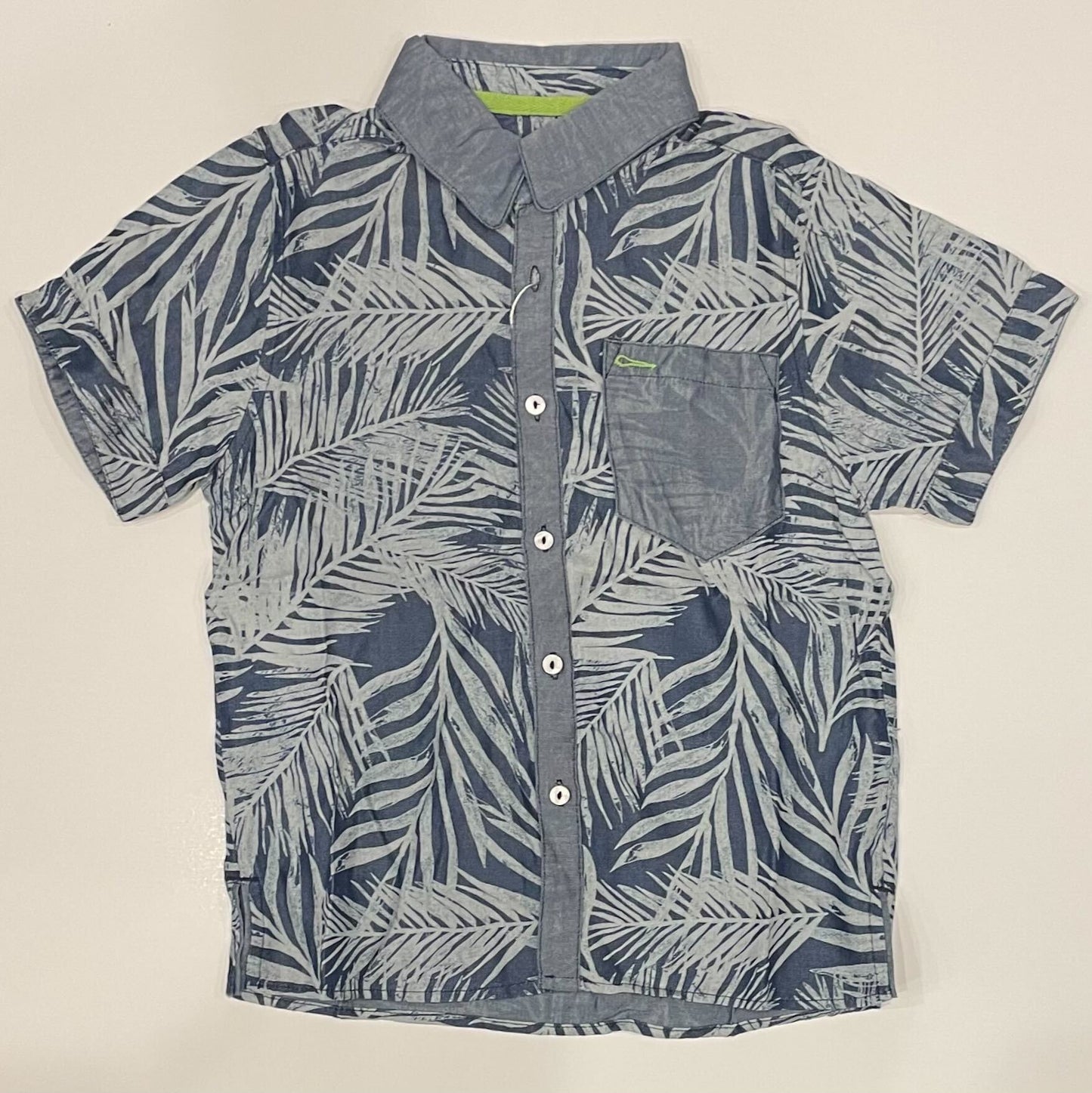 BLUE FERN BUTTON DOWN
