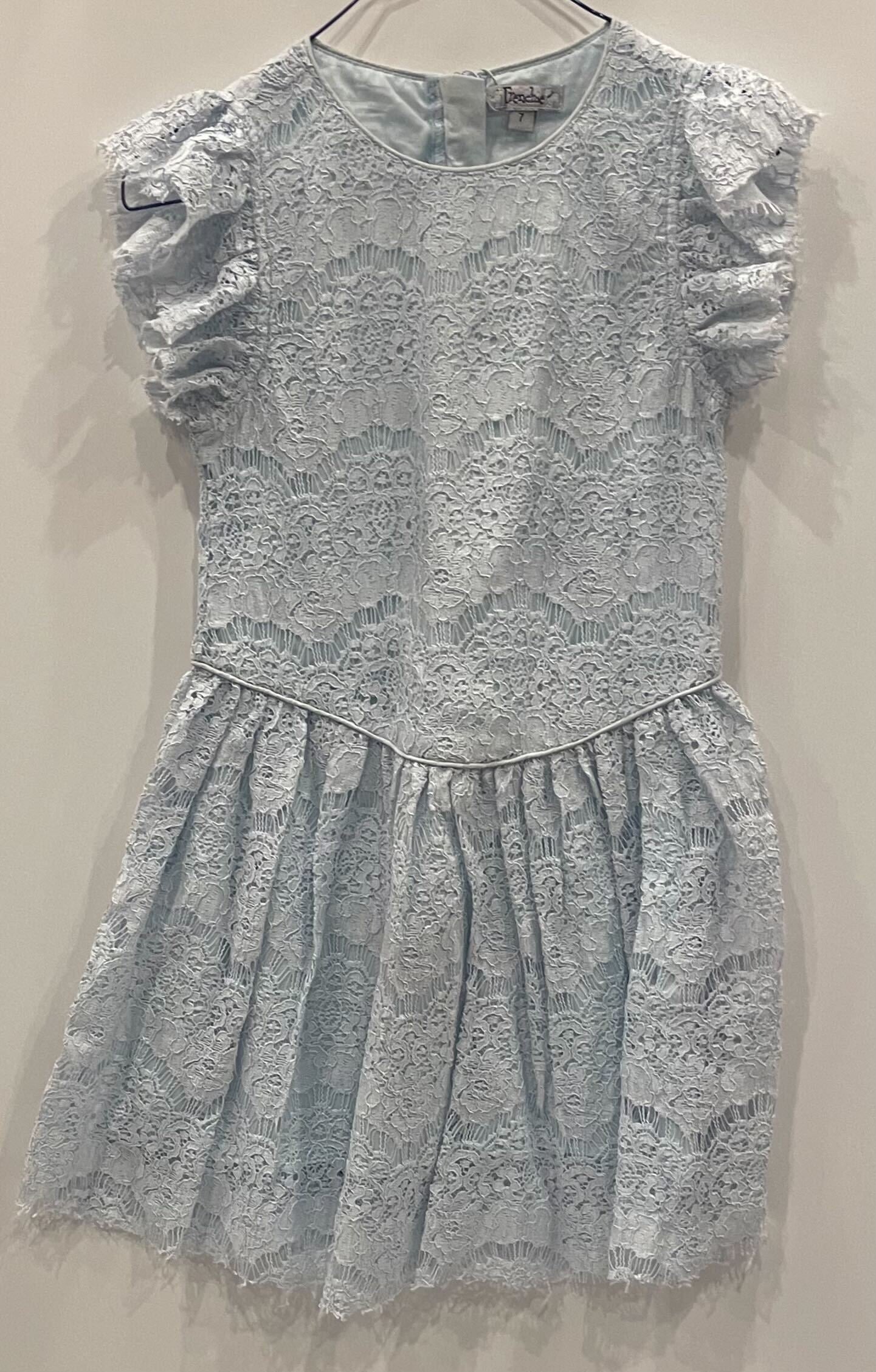 LACE DRESS BLUE