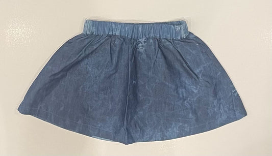 NAVY TIE-DYE SKIRT