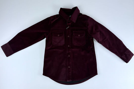 MAROON BUTTON DOWN