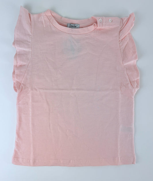 LIGHT PINK FLUTTER TEE
