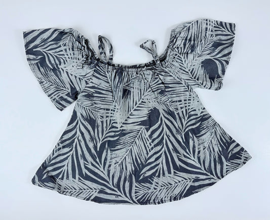 NAVY FERN TOP