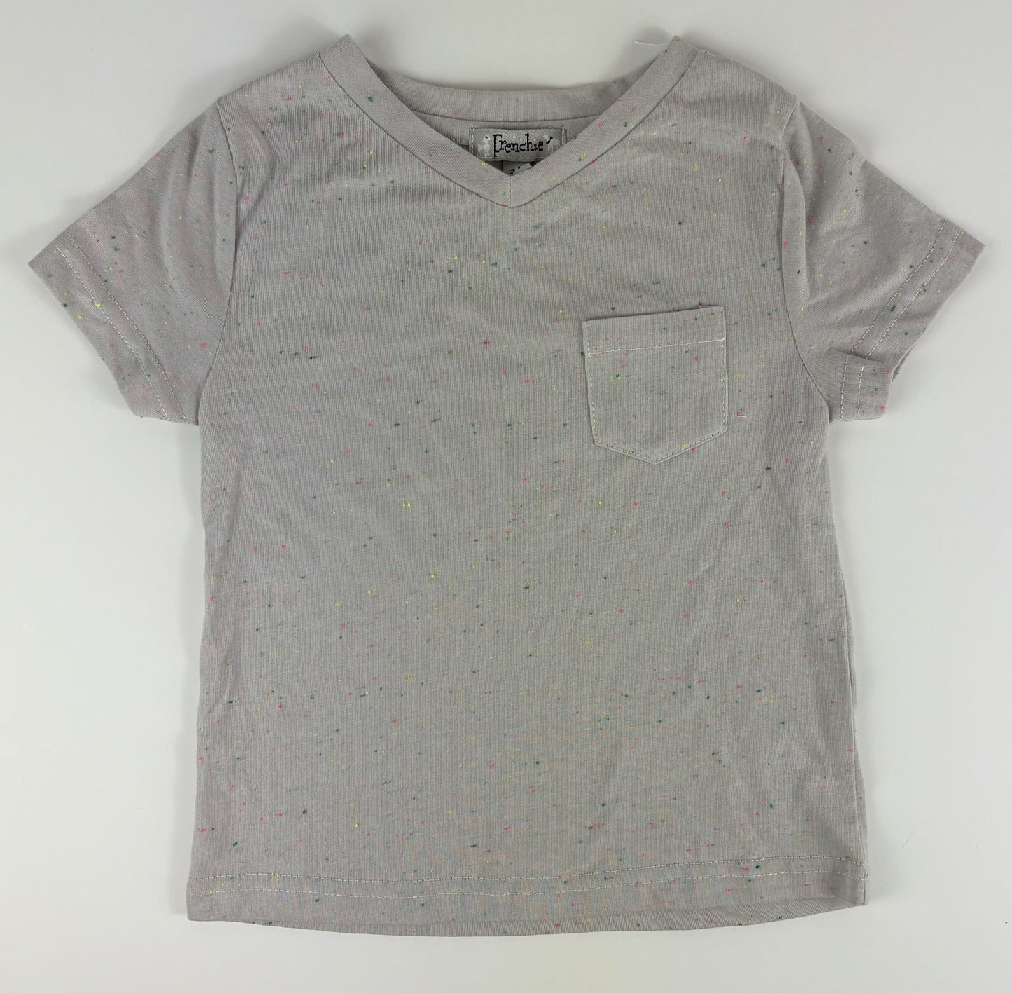 GRAY SPLATTER TEE