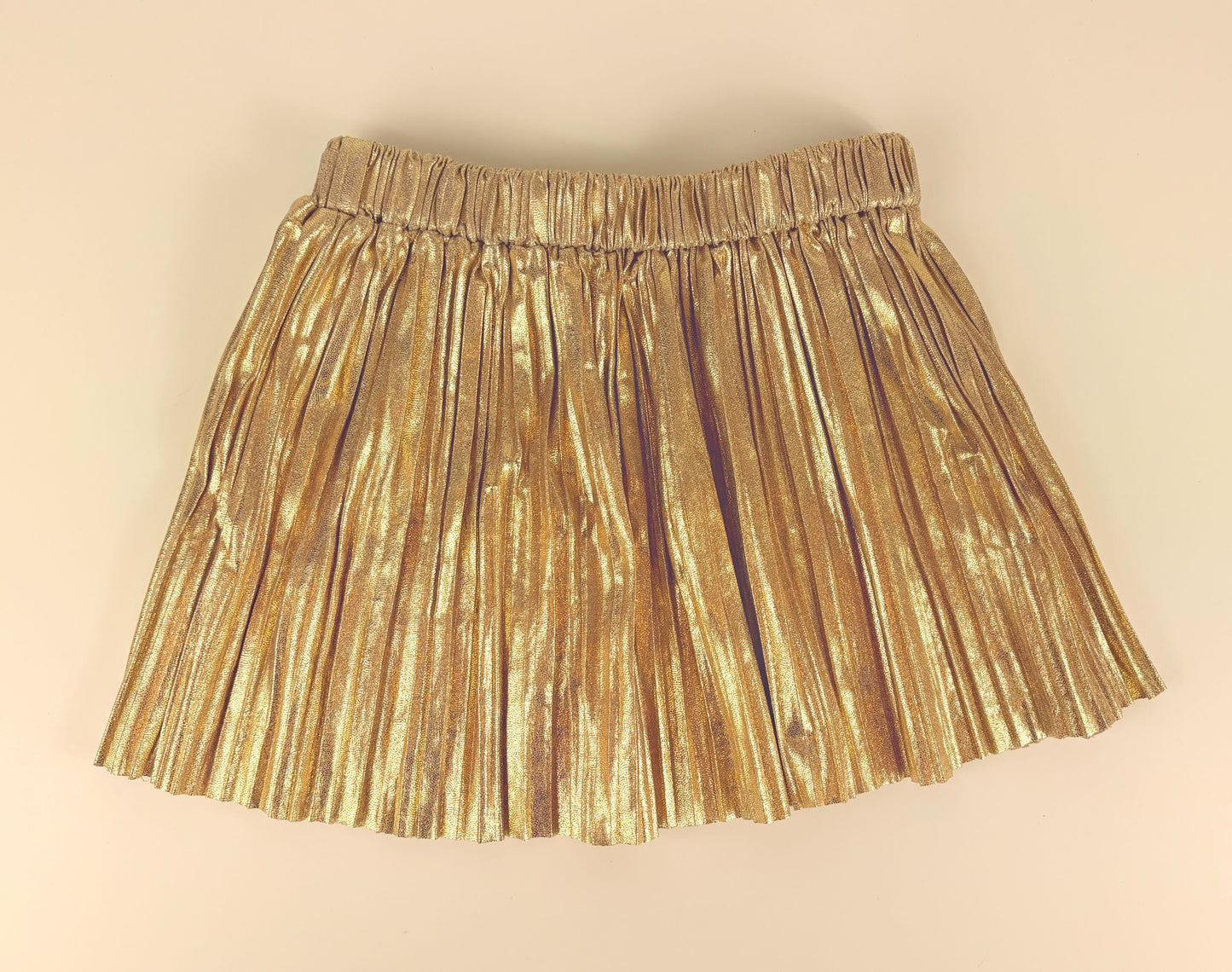 METALLIC GOLD SHINE SKIRT