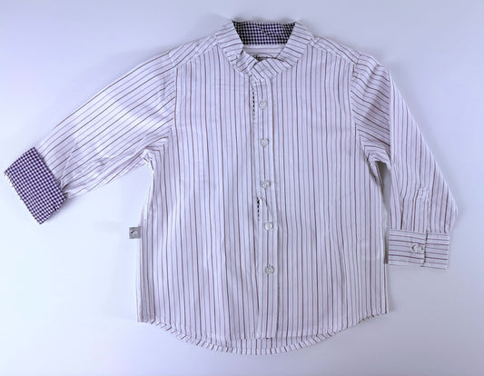 PURPLE STRIPE TODD BUTTON DOWN