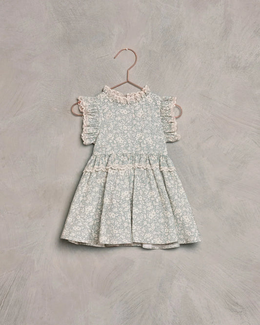 alice dress | blue floret