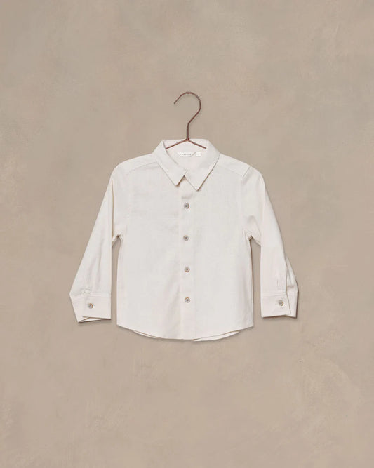 harrison button down || white