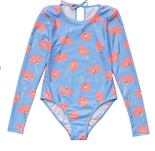 BEACH BLOOM KEYHOLE SURF SUIT