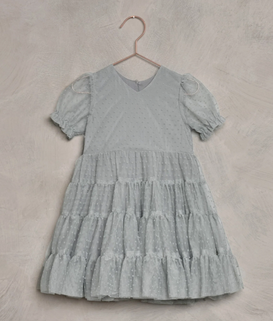 DOTTIE DRESS | DUSTY BLUE
