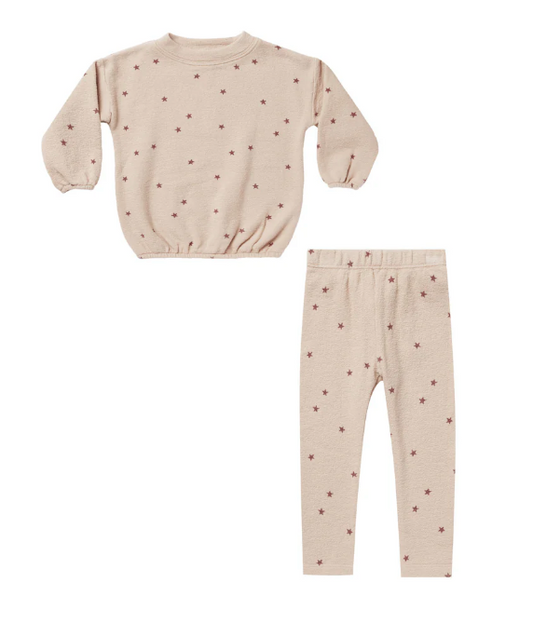 SPONGY KNIT SET || STARS