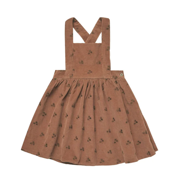CORDUROY PINAFORE DRESS || SPICE