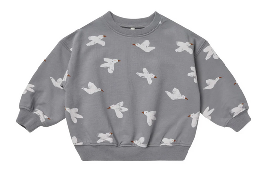 RELAXED SWEATSHIRT || BIRDS