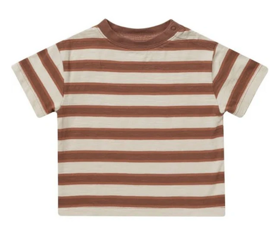 RELAXED TEE || CEDAR STRIPE