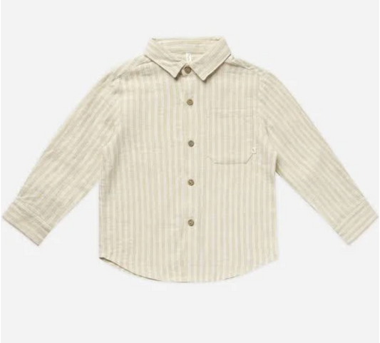 COLLARED SHIRT || CHAMPAGNE STRIPE