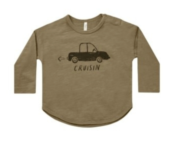 LONG SLEEVE POCKET TEE || CRUISIN