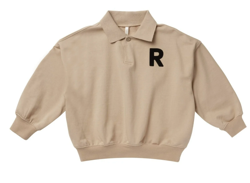 COLLARED SWEATSHIRT || SAND
