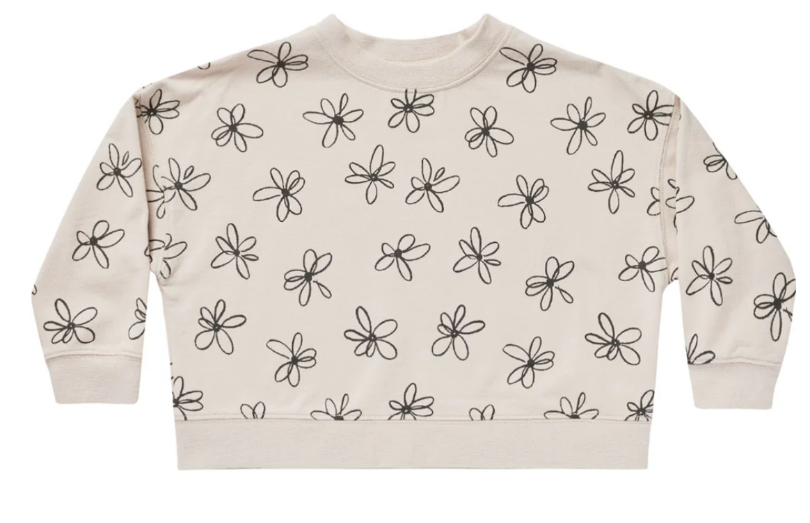 BOXY PULLOVER || SKETCHY FLEUR