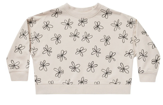 BOXY PULLOVER || SKETCHY FLEUR