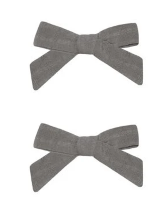 BOW W. CLIP SET || INK