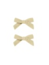 BOW W. CLIP SET || LEMON