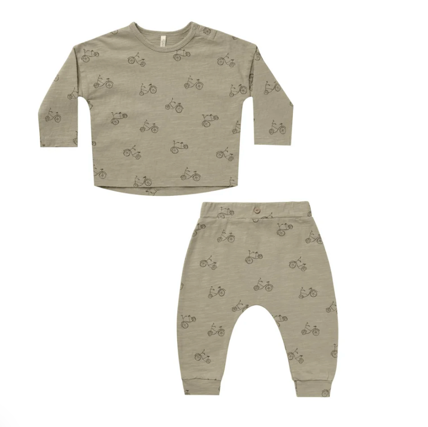 LONG SLEEVE TEE + PANT SET || BIKES