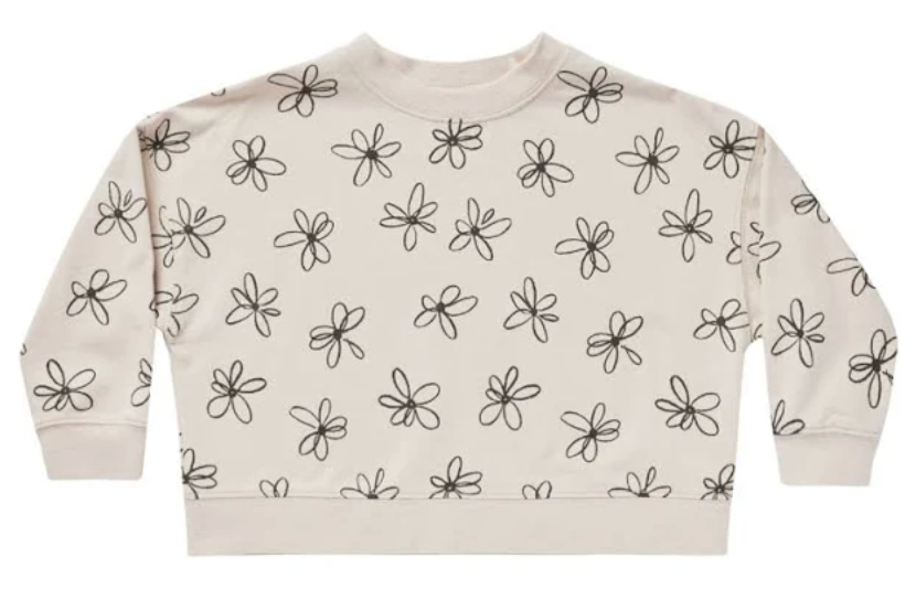 BOXY PULLOVER || SKETCHY FLEUR