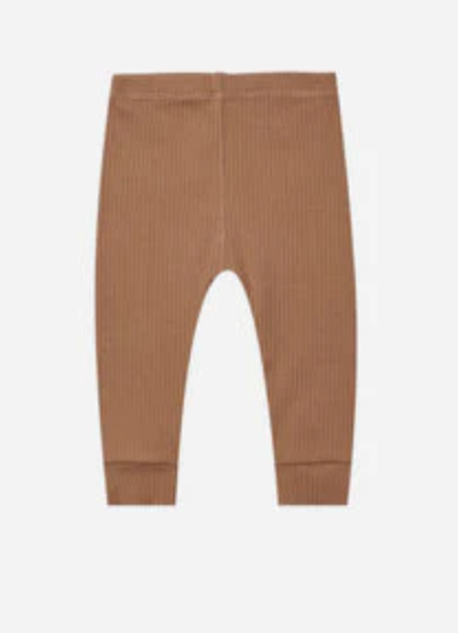 RIBBED LEGGING || CINNAMON