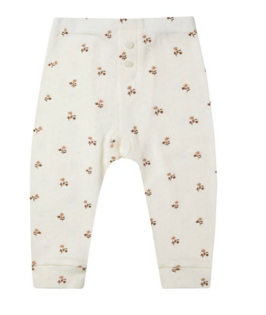 POINTELLE LEGGING || ROSE FLEUR