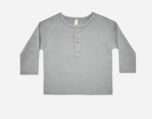 ZION SHIRT || DUSTY BLUE
