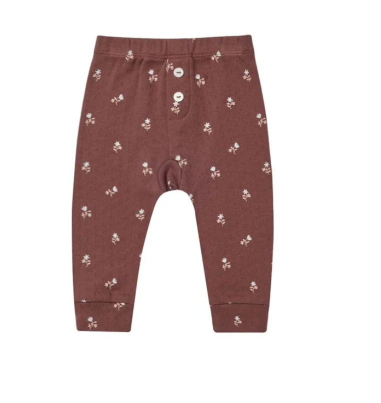 POINTELLE LEGGING || PLUM FLEUR