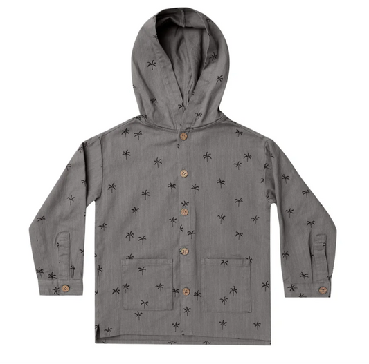 HOODED OVERSHIRT || PARADISE PALMS