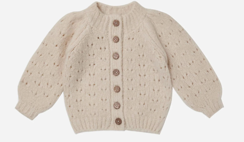 TULIP CARDIGAN || NATURAL