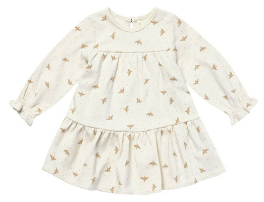 TIERED JERSEY DRESS || DOVES