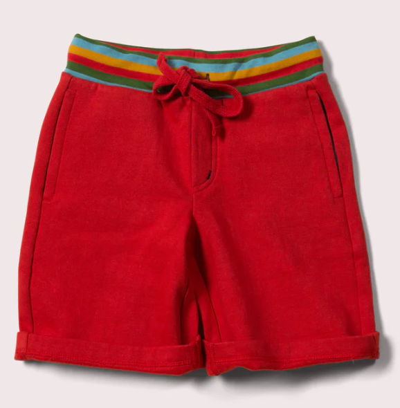 Red Marl Comfy Jogger Shorts