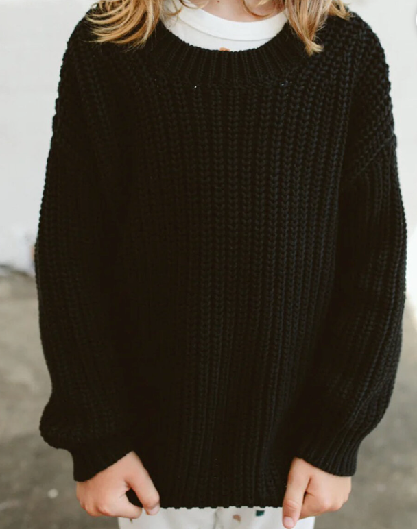 4-5T Shadow Oversized Knit Sweater