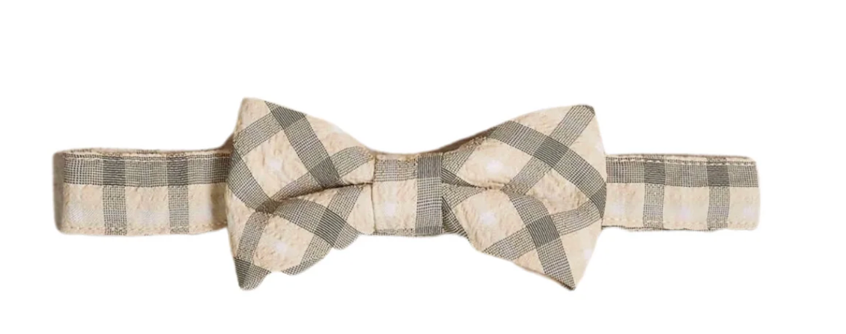 bow tie || autumn plaid