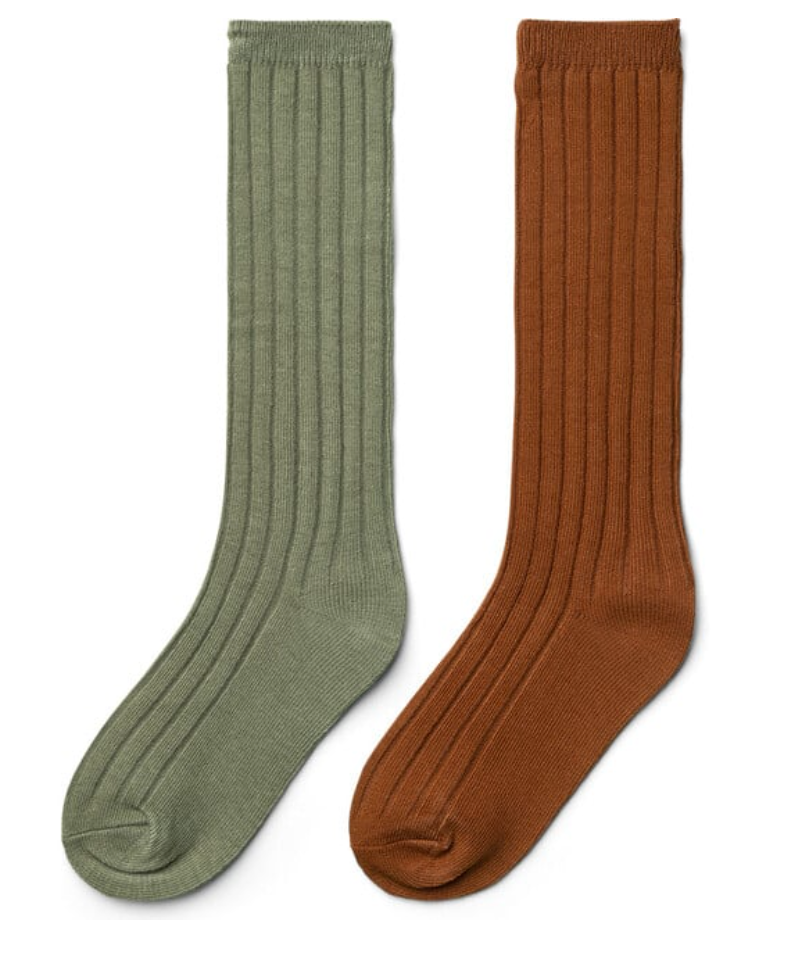 2pk XL Garden Knee-High Socks