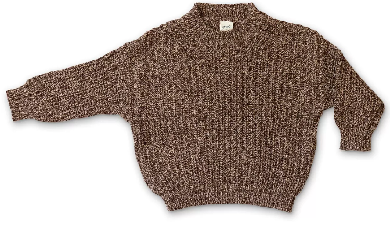 8-9Y Bark Oversized Knit Sweater