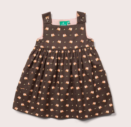 Autumn Birds Pinny Dress