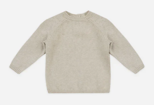 knit sweater || heathered ash