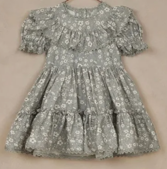eva dress || sky floral