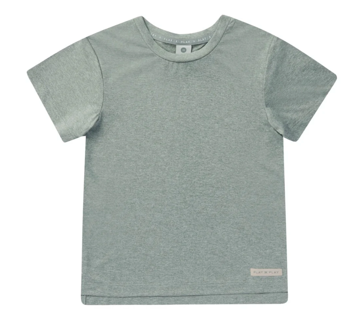 cove essential tee || heathered aqua