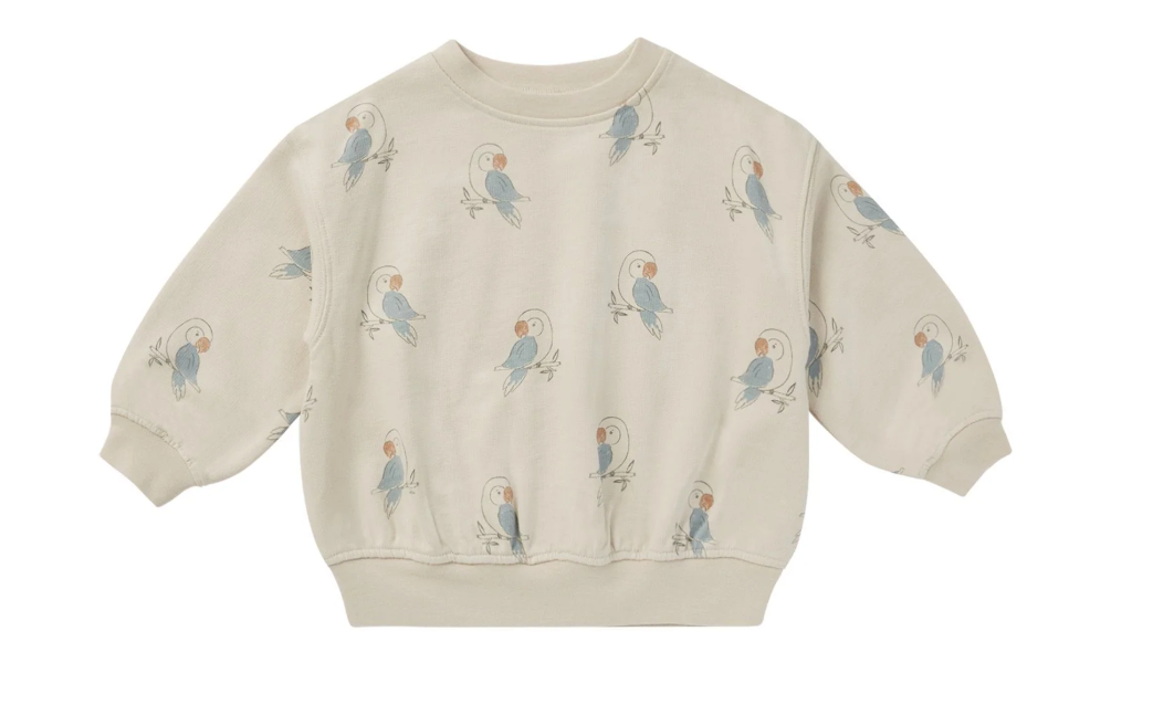 sweatshirt || parrots