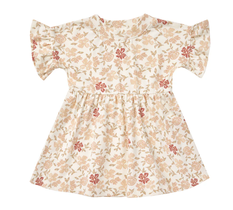 babydoll dress || pink floral