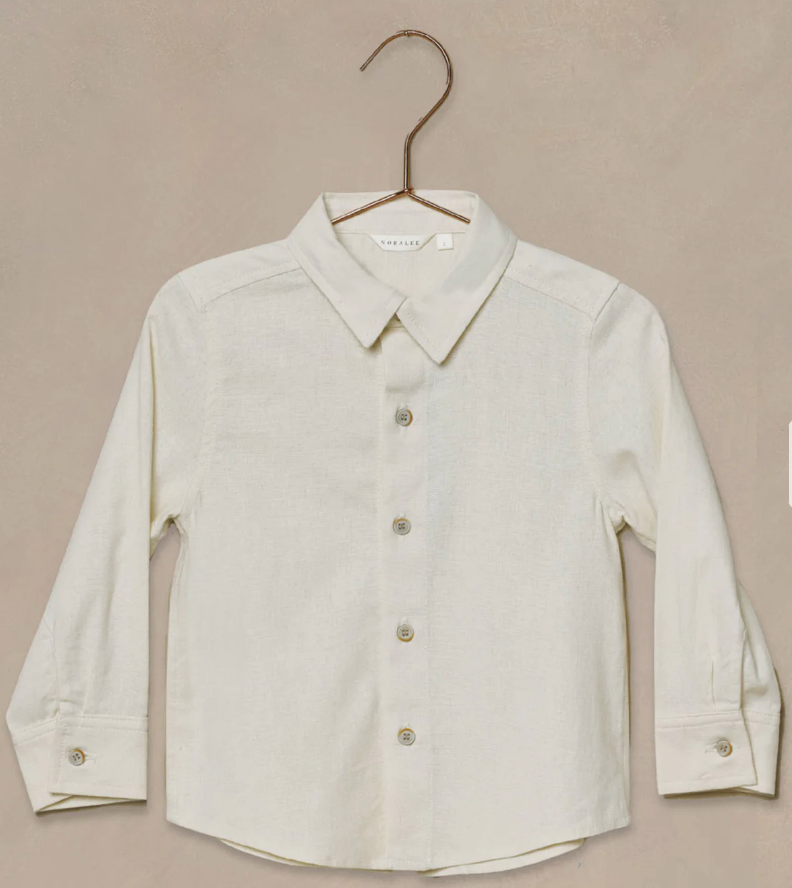 harrison button down || ivory